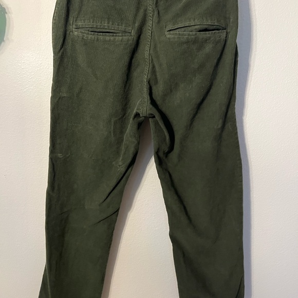 Rhythm Green Corduroy Pants Classic Style - Picture 4 of 5